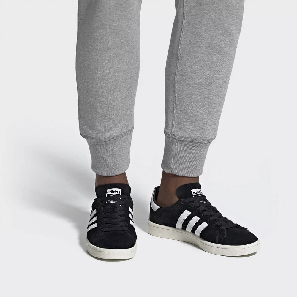 Adidas Campus Tenis Negros Para Hombre (MX-38160)